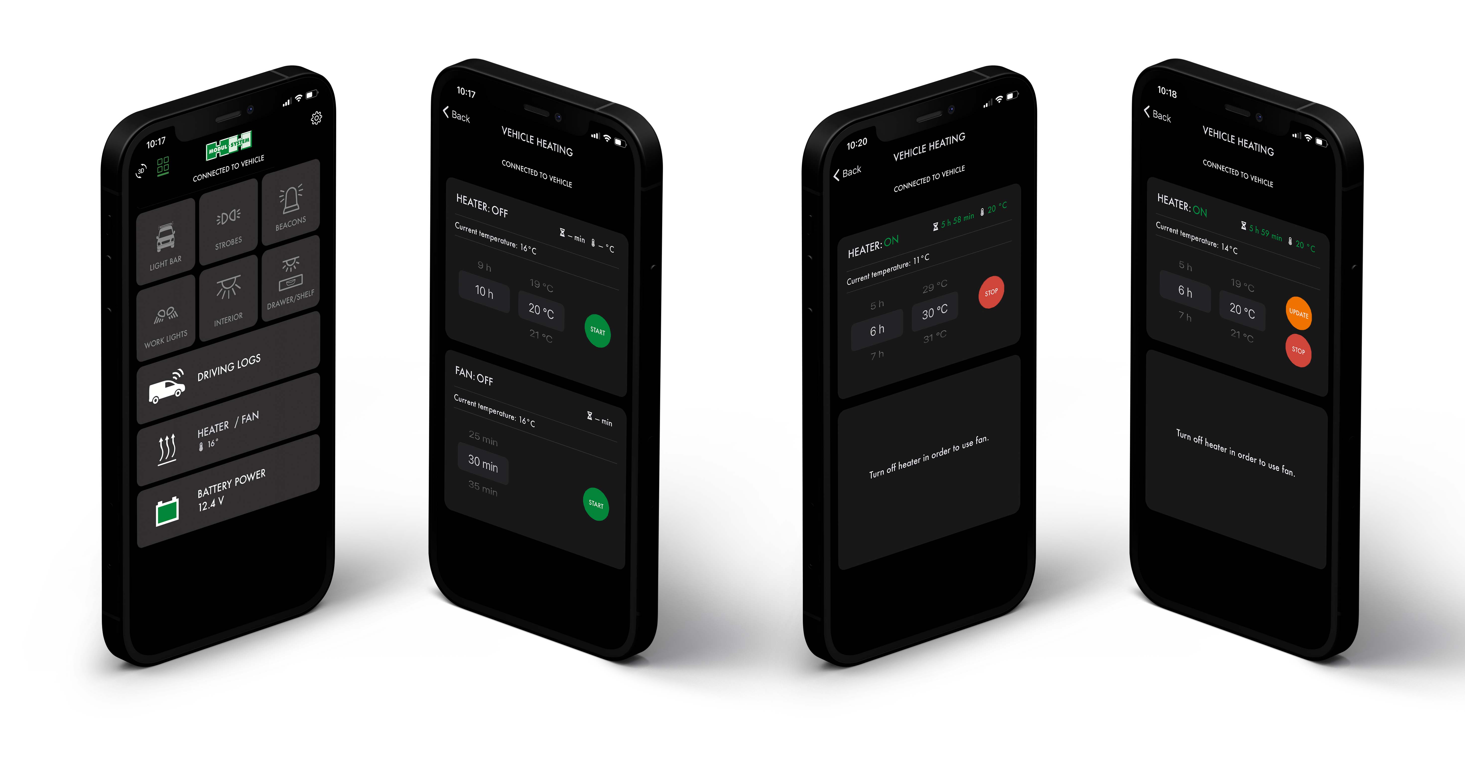 Controle su calefactor Eberspächer con Modul-Connect