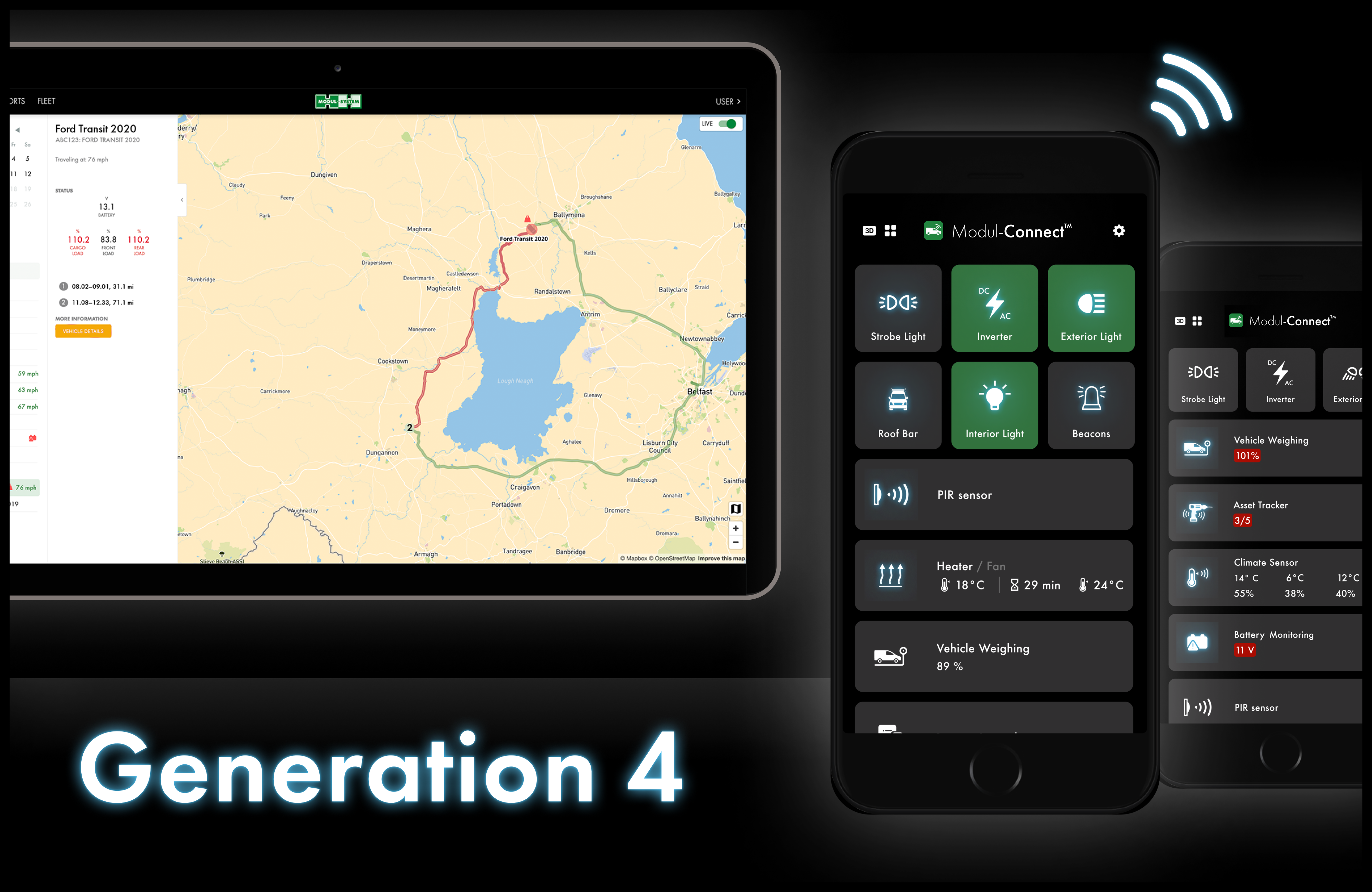 Prepare su flota de vehículos para el futuro con Modul-Connect Generation 4