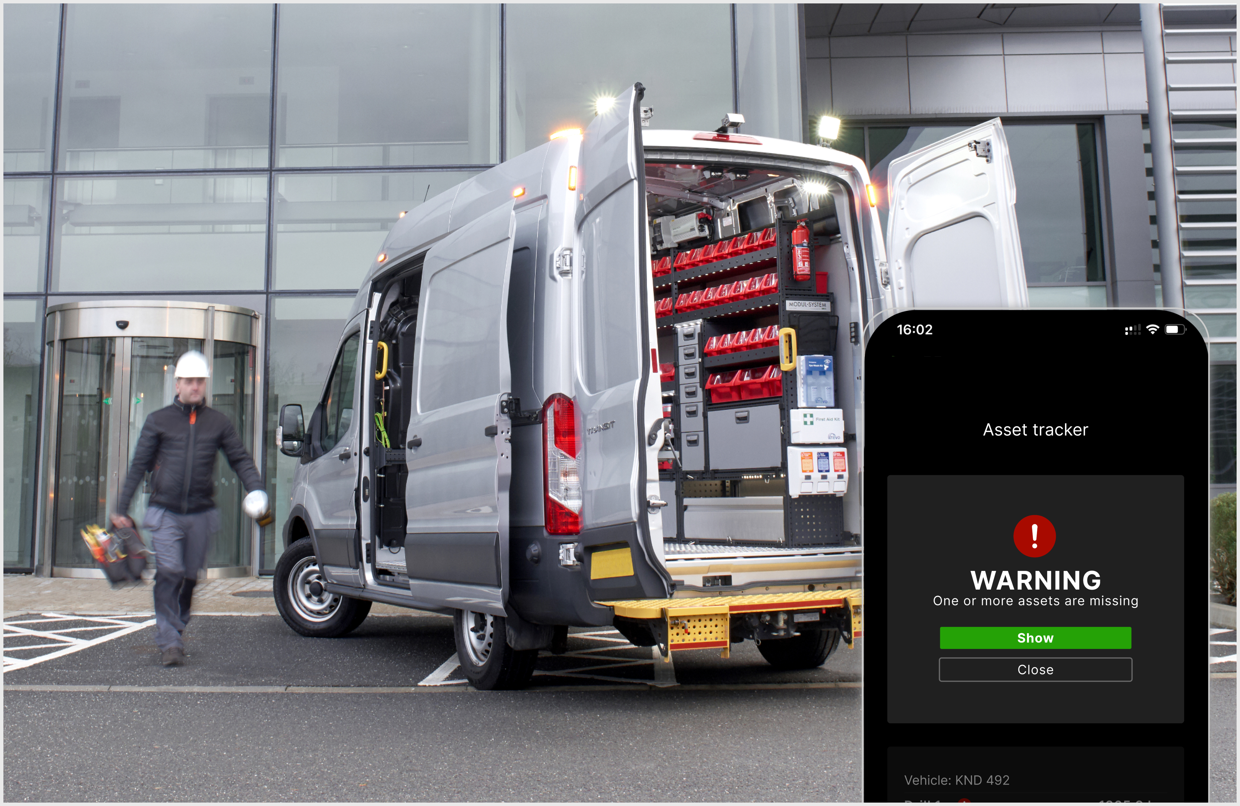 Modul-System presenta el rastreador de activos bluetooth para proteger equipos valiosos. 
